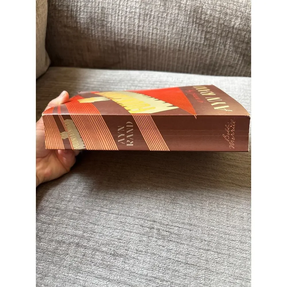 The Fountainhead by Ann Rand Paperback Book 1968 25th Anniversary
